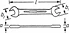Doppel-Maulschlüssel - Außen-Sechskant Profil - 24 x 26 mm