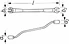 Doppel-Ringschlüssel - offen - Sechskant Profil - 10 x 11 mm