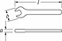 Einmaulschlüssel - schutzisoliert - Sechskant Profil - 13 mm