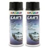 2x 400 ml CAR'S Rallye-Lack Spraydose schwarz glänzend
